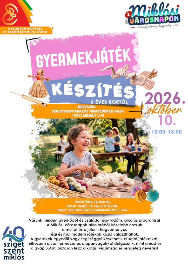 Gyermekjáték készítés